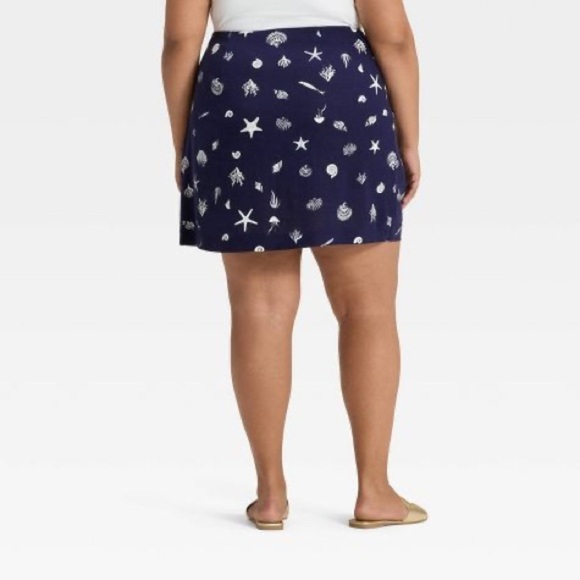 Seashell Print Linen-Blend Skort from A New Day™ - NWT - Picture 13 of 13